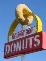 donut shop sign